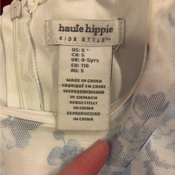 NWT Haute Hippie little girls belted dress sz 5 - Picture 3 of 5